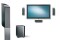 TSS-SAT800 SISTEMA DE 2 FRONTALES Y UN CENTER  CINE EN CASA (TRES)