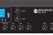 EA60T Amplificador mezclador de 2 zonas de 60 W con USB/SD/FM/Bluetooth, 3 micrófonos, 2 auxiliares, 70 V/100 V/4-16 ohmios.